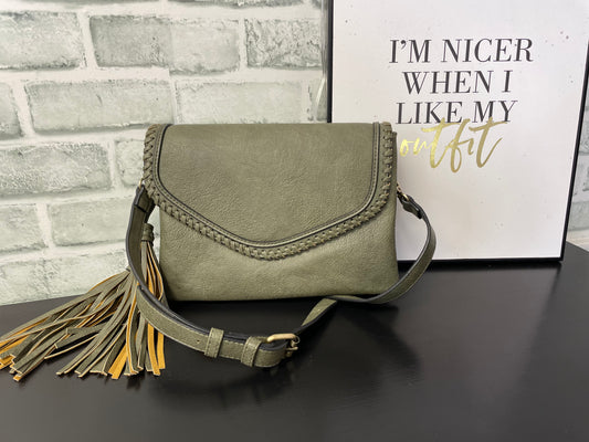 Take Me With You Green Crossbody Purse - Ella Chic Boutique