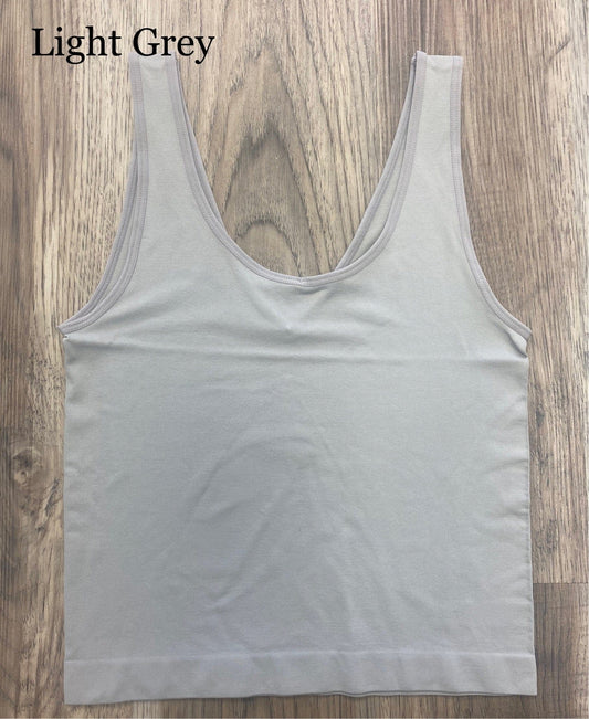 Oh So Soft Cropped Tank Top 120 Tees & Tanks - Ella Chic Boutique